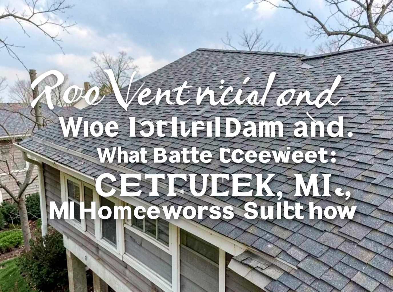 Roof Ventilation and Ice Dams: What Battle Creek, MI Homeowners Should Know