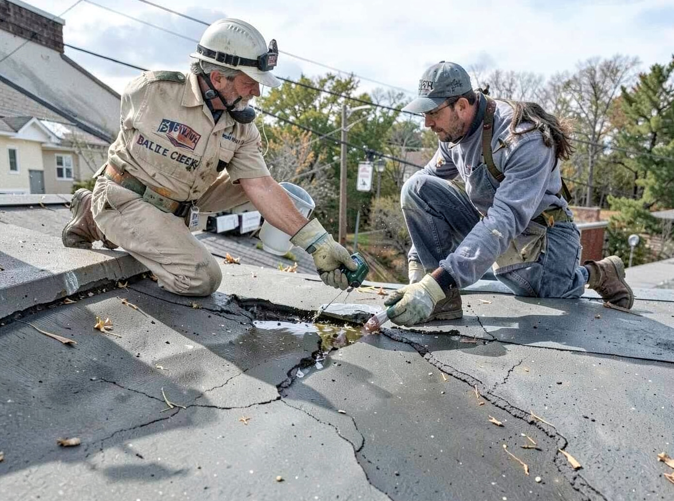 Emergency Roof Leak Repair in Battle Creek