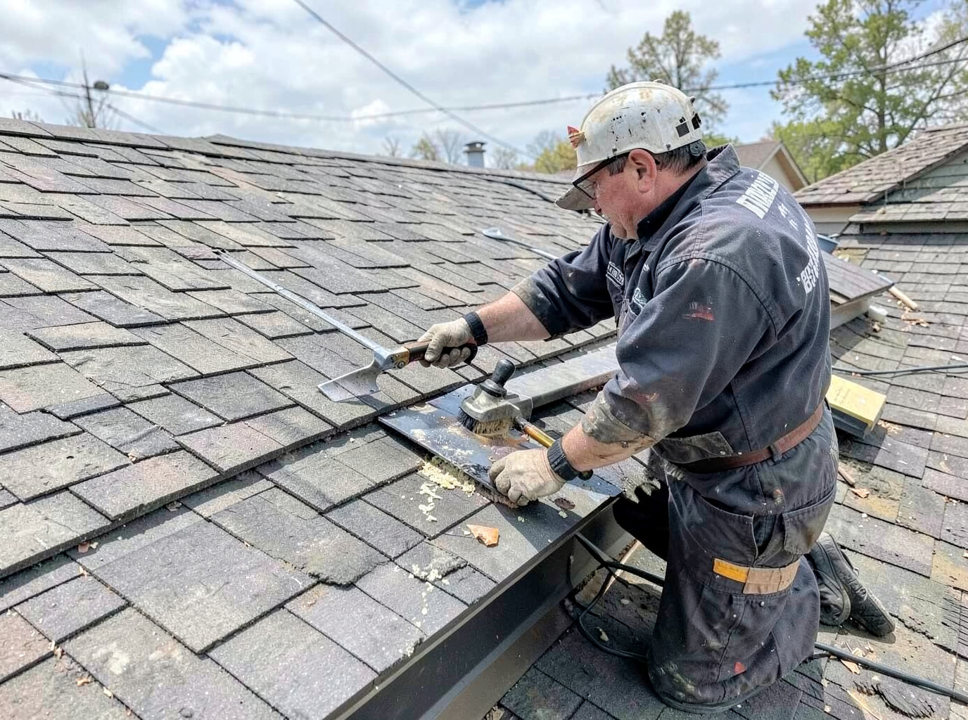 Wind Damage Roof Repair in Battle Creek